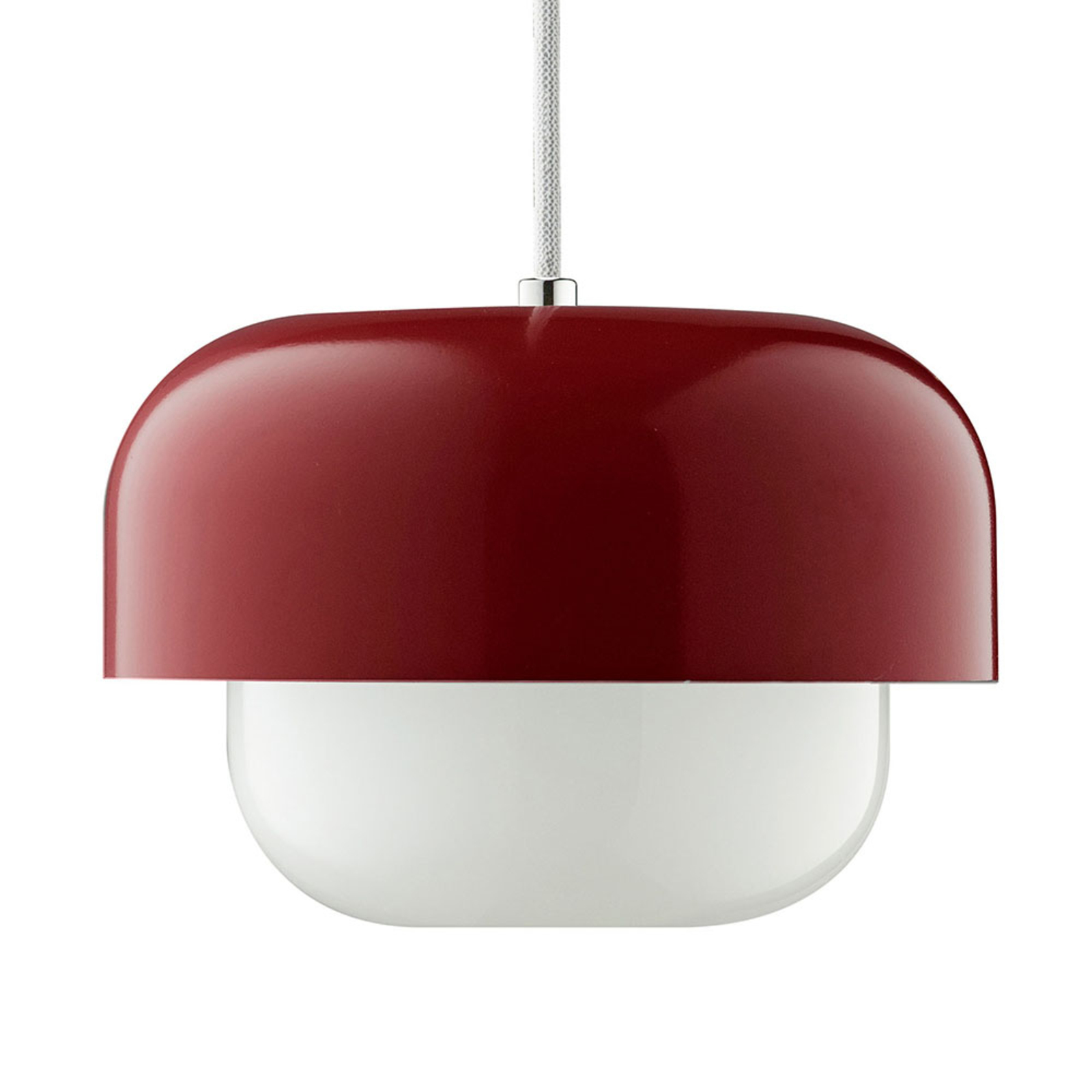Dyberg Larsen Haipot lámpara colgante, rojo oscuro