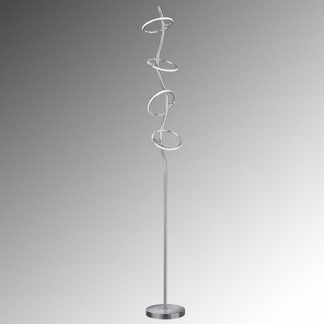 Vakker LED-gulvlampe Olympus med dimmer 4 lysk.