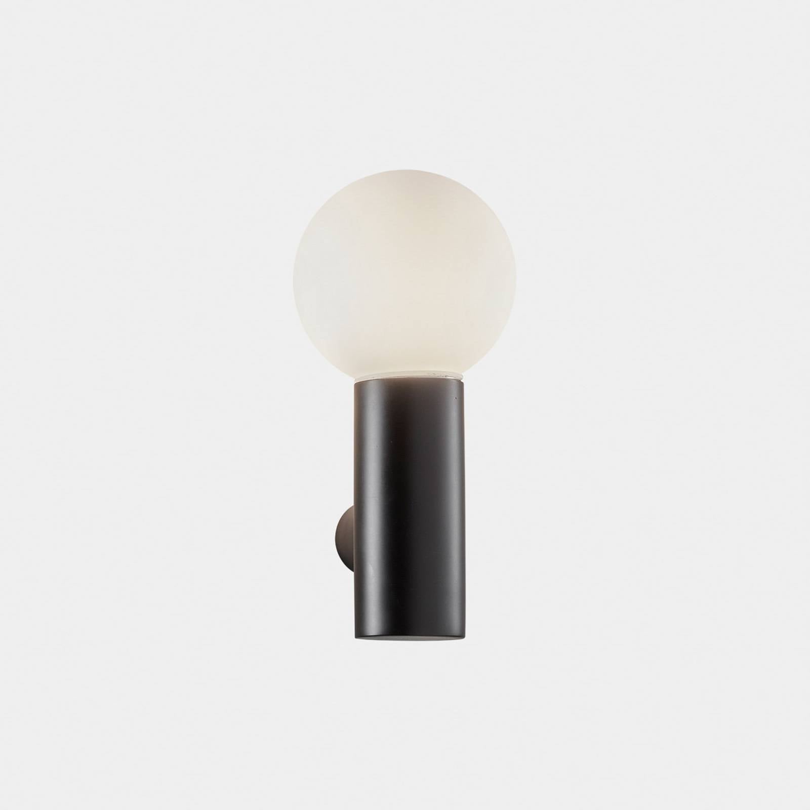 Leds-c4 - leds C4 Mist Single Bad Wandleuchte Metallic Schwarz E14