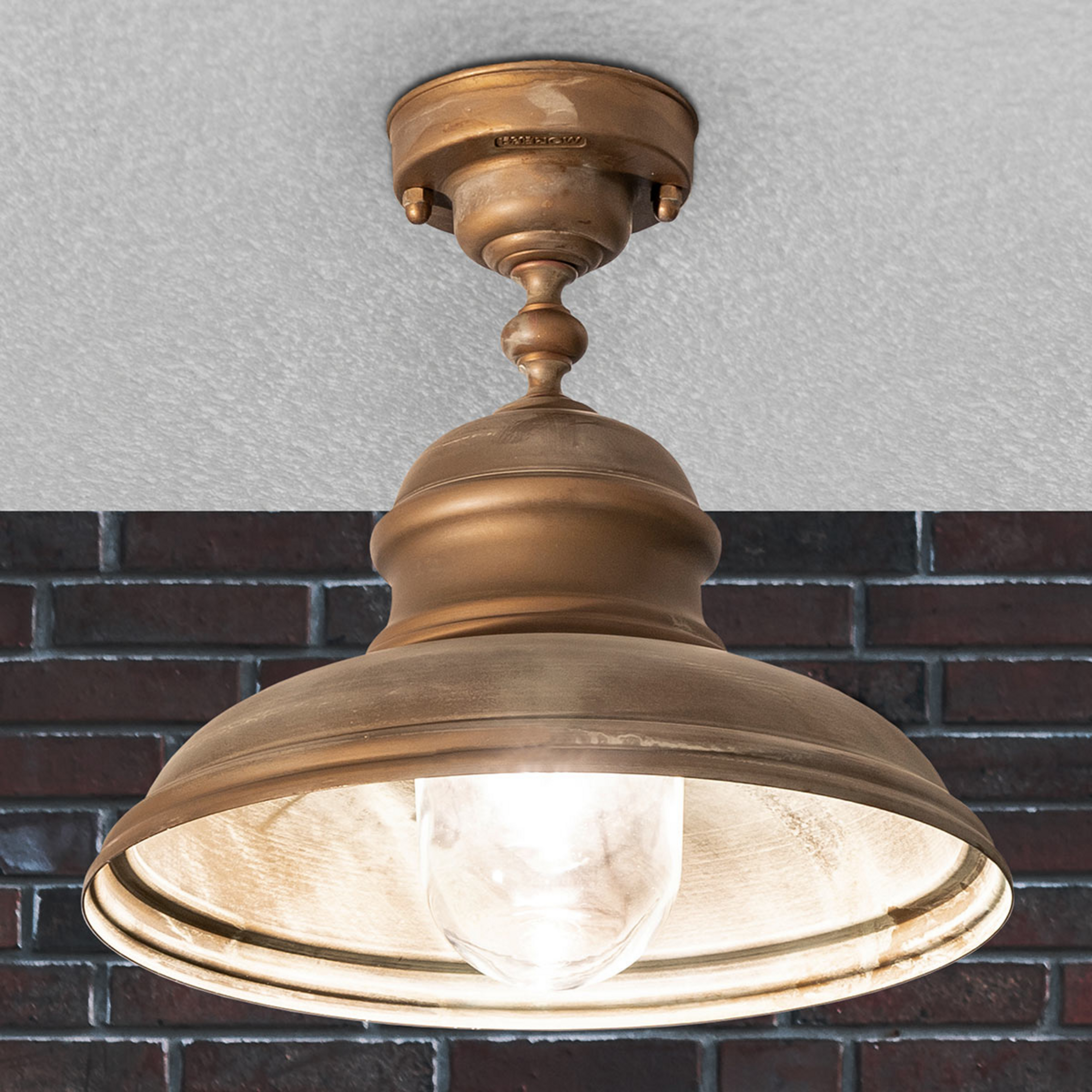 Lámpara de techo Riccardo para uso exterior