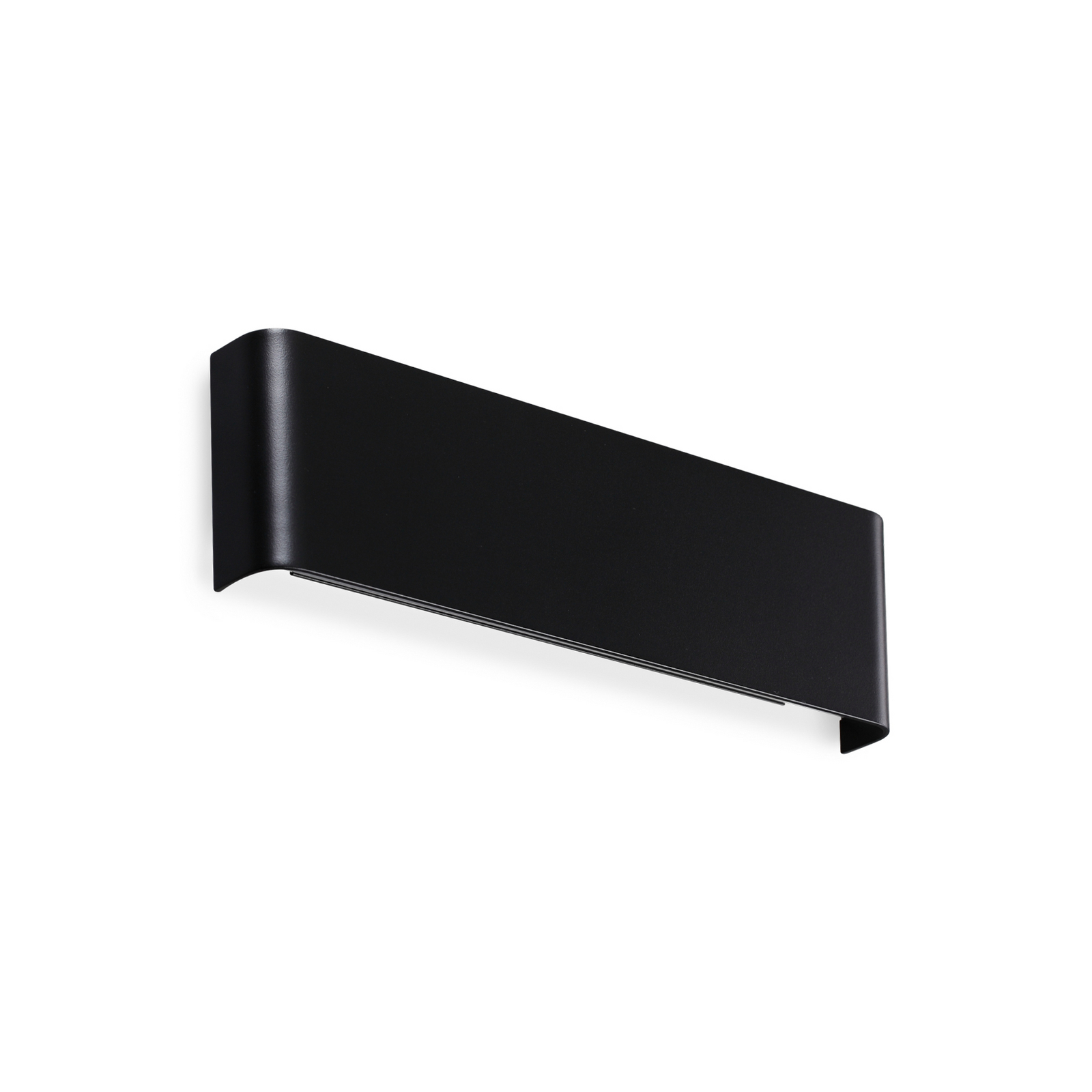 Nástenné svetlo IDEAL LUX Delta, čierna, šírka 30 cm, 4 000 K