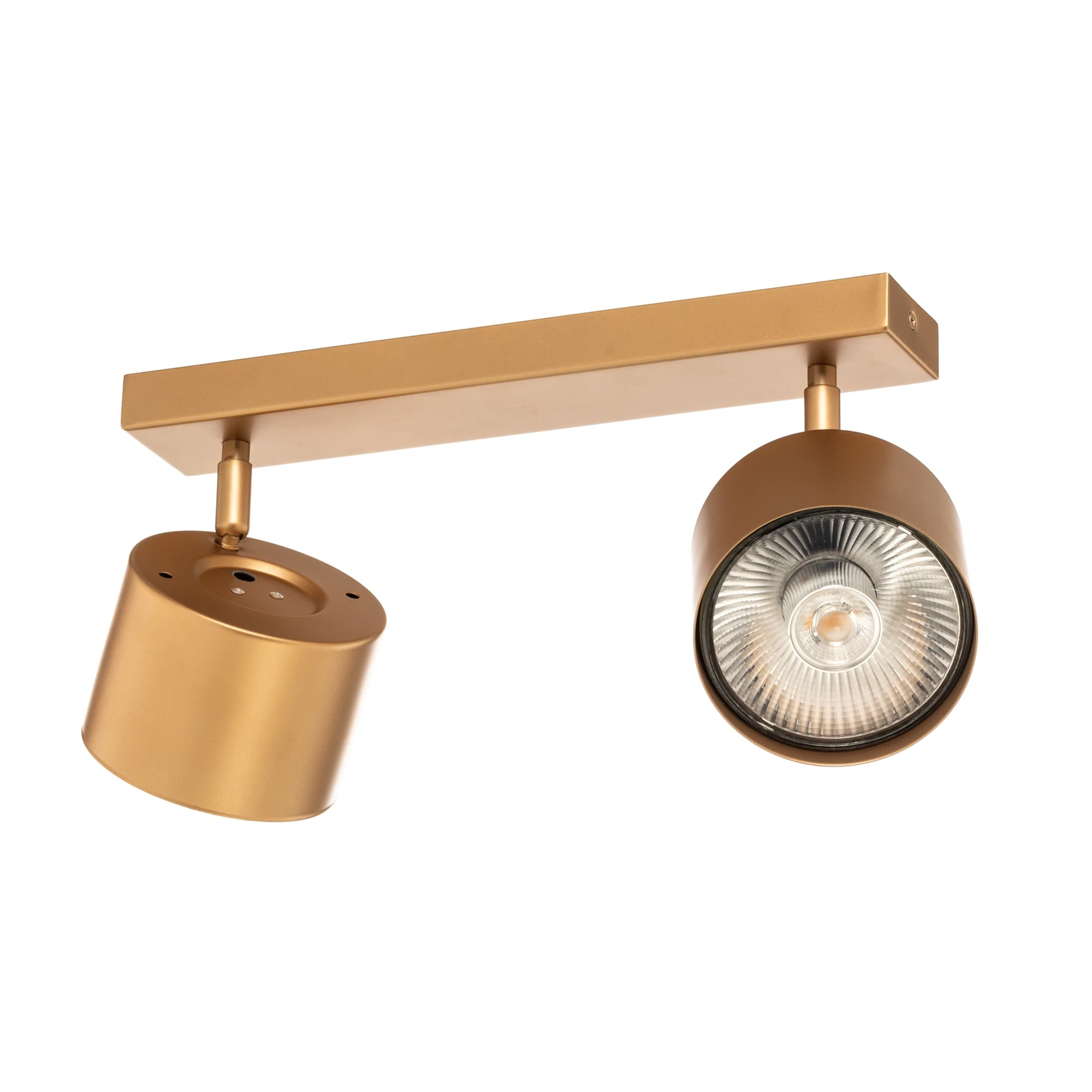 Plafondspot Chloe verstelbaar 2-lamps, goud