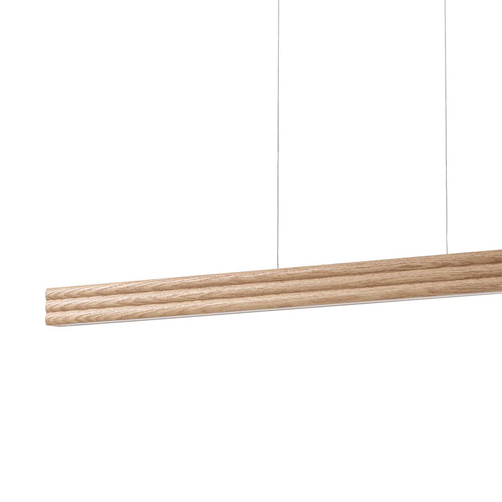 Żyrandol LED Lucande Annetta, 117 cm, CCT, ściemniany