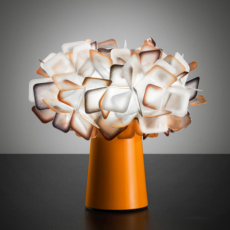 Slamp Clizia - lampa stołowa, pomarańczowa