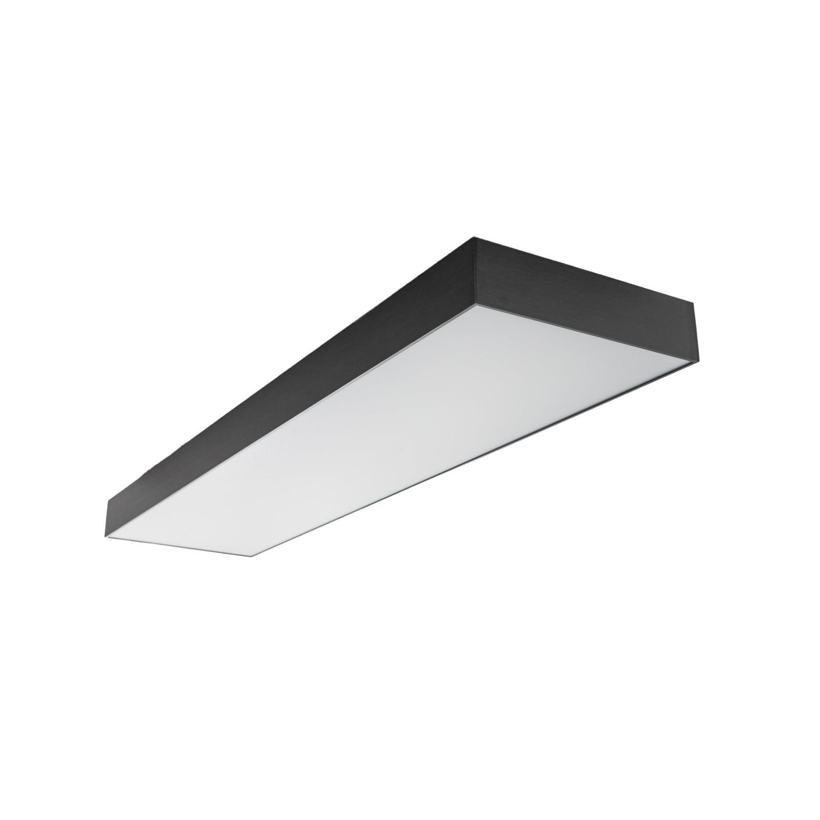 Lampa sufitowa LED Lucande Leicy, czarny, 100 cm, RGBIC, CCT