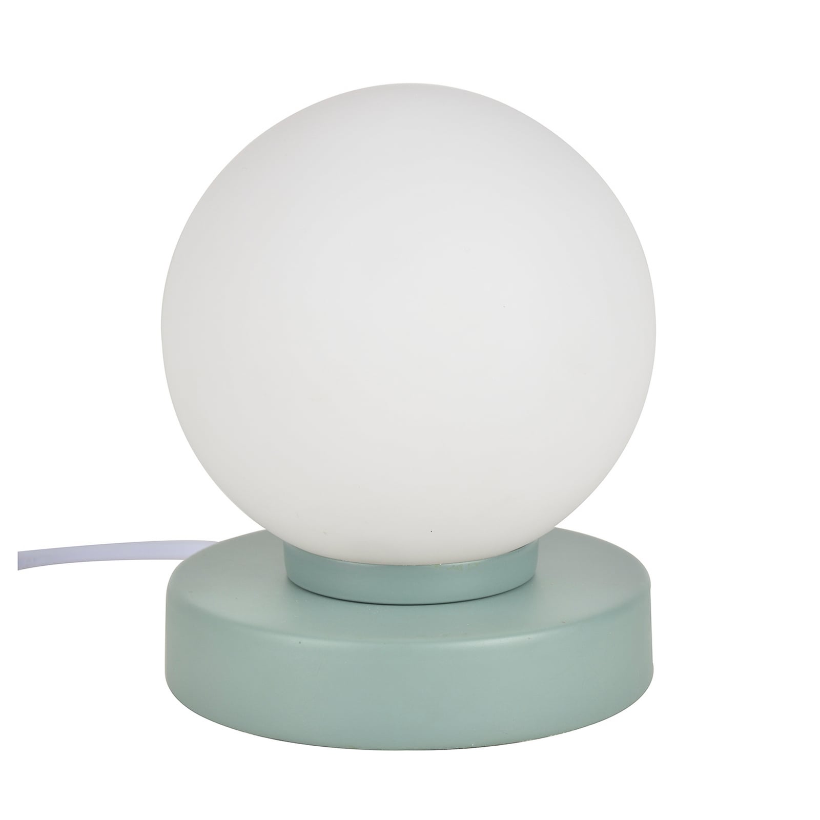 Tafellamp Seventy, cactusgroen, hoogte 15 cm, metaal/glas Tafellamp Seventy, cactusgroen, hoogte 15 cm, metaal/glas