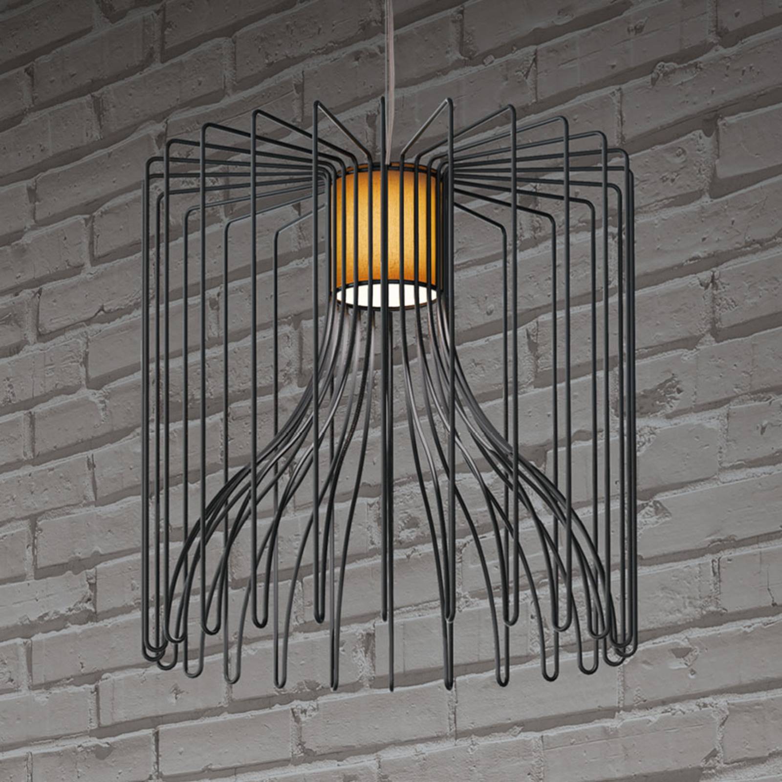 Modo Luce Icaro lampa wisząca Ø 50 cm czarna