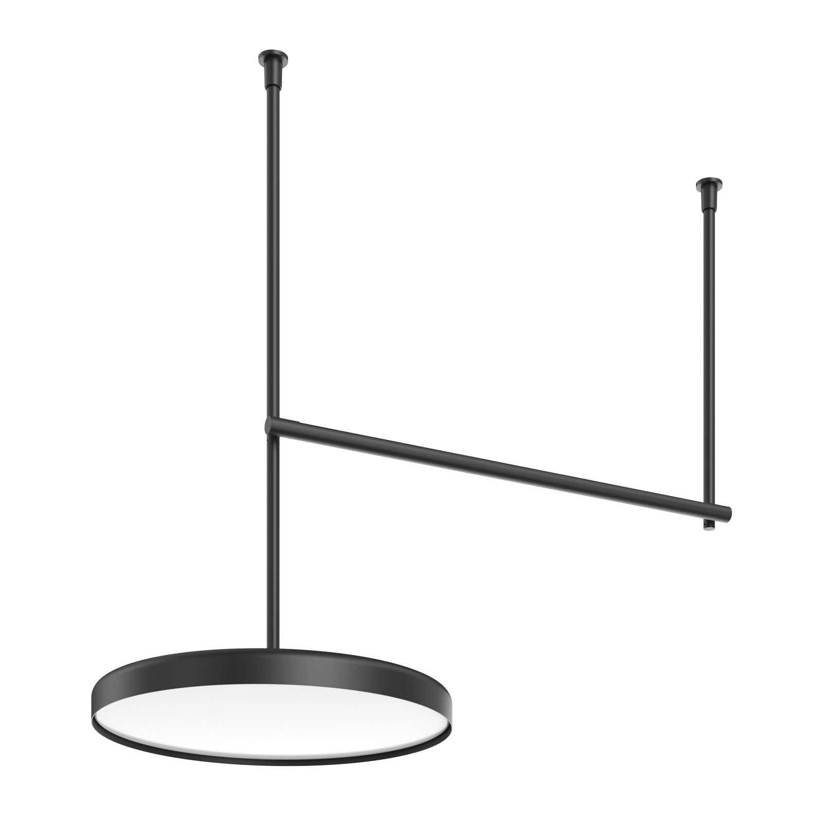 FLOS Infra-Structure C3 LED ceiling lamp black