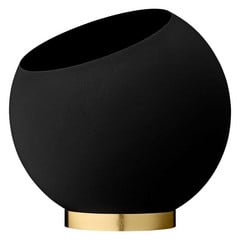 Globe Doniczka Ø30xH26,6 Black/Gold - AYTM