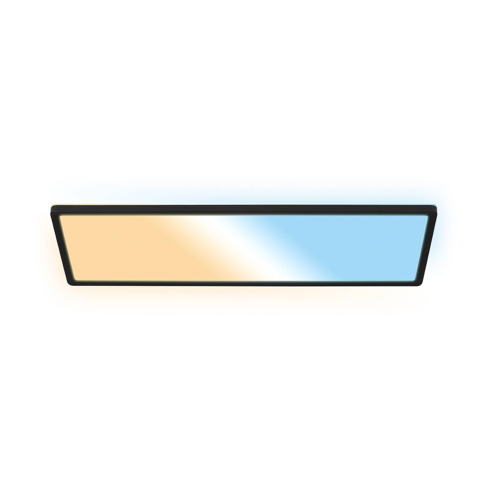 LED-Panel Shallow Remote CCT, 58 x 20 cm, schwarz, Backlight