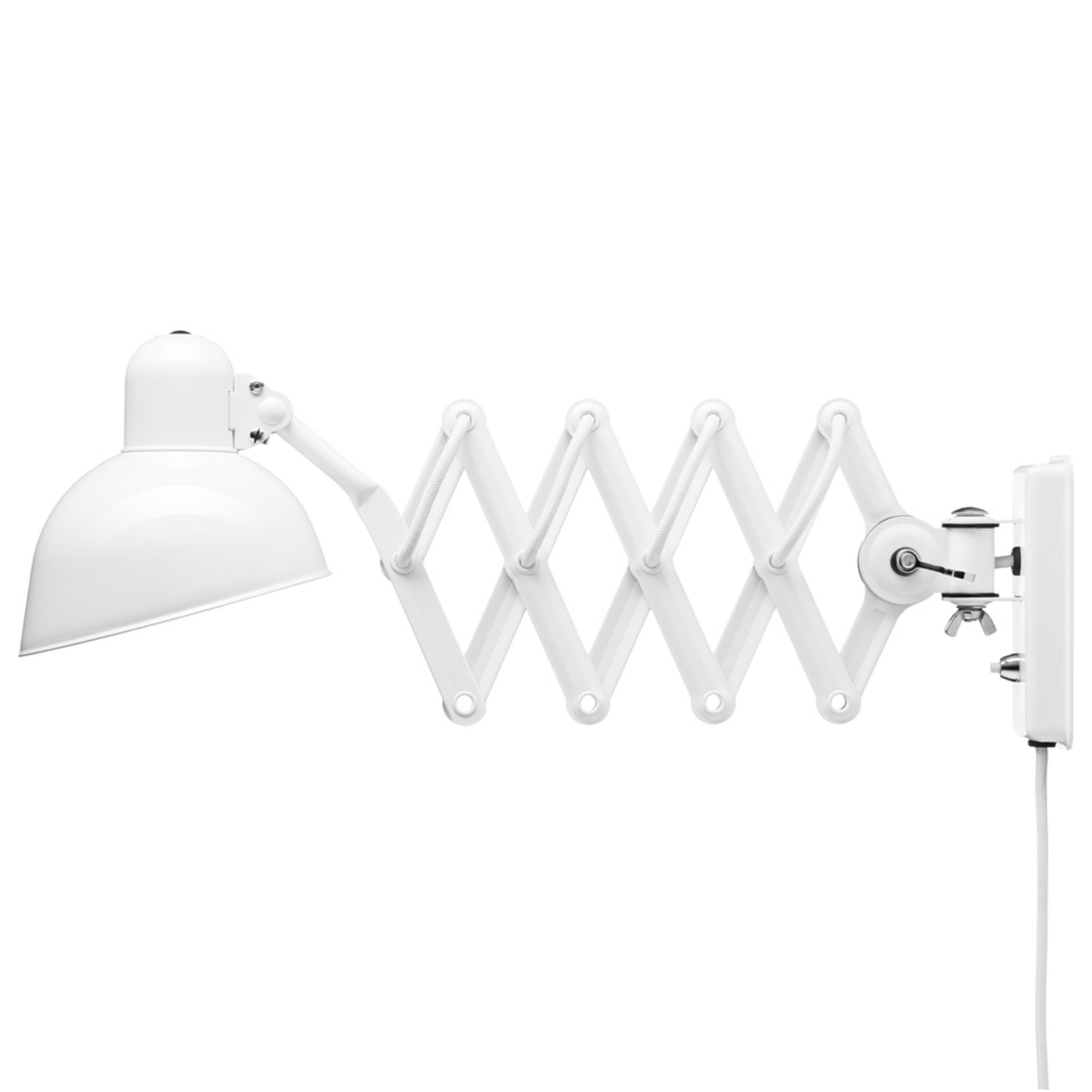 KAISER idell™ 6718-W Nástěnné Svítidlo/Scissor Lamp Bílá - Fritz Hansen