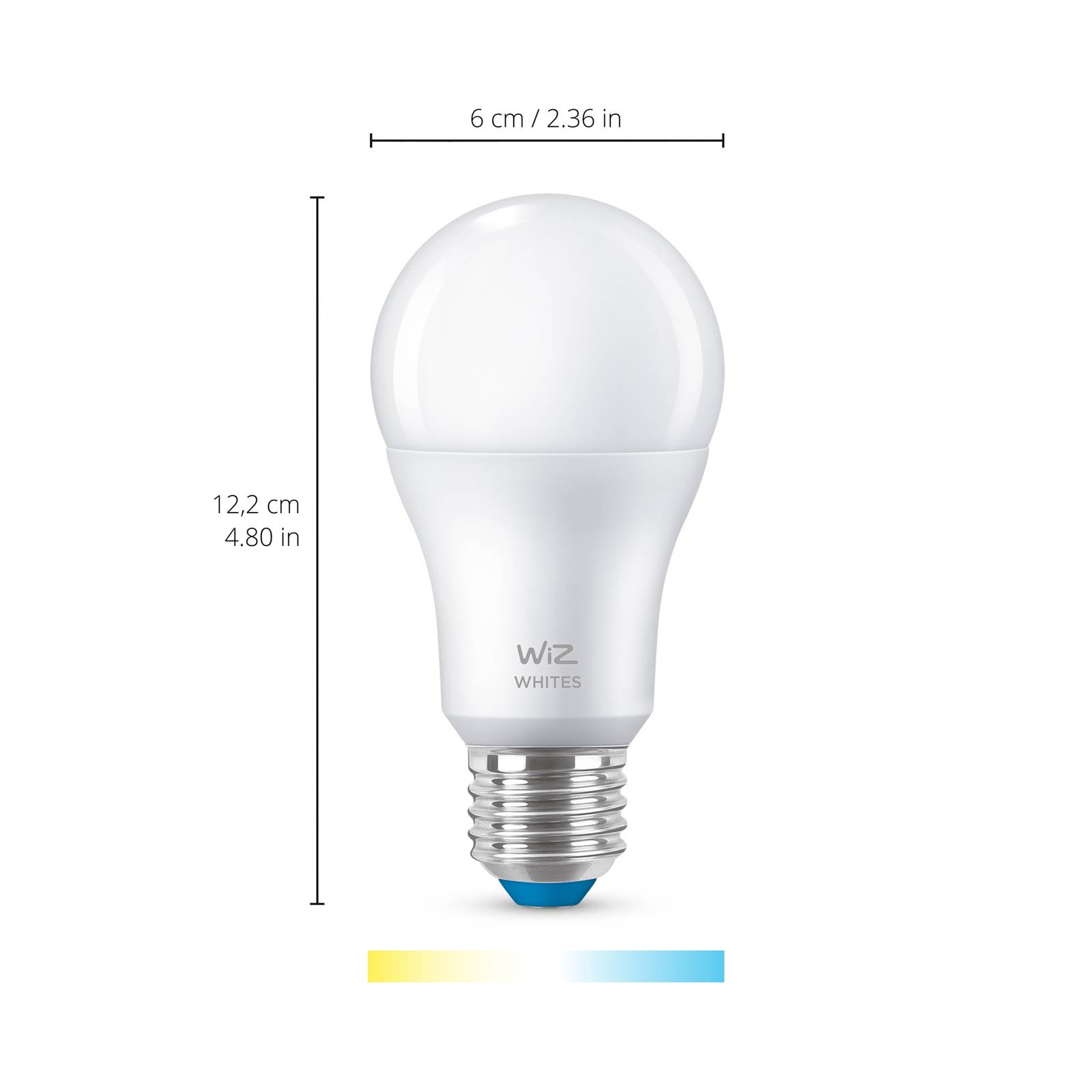 WiZ A60 żarówka LED Wi-Fi E27 8W CCT