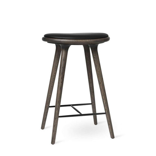 High Taburete de bar H69 Sirka Grey Stained Oak - Mater