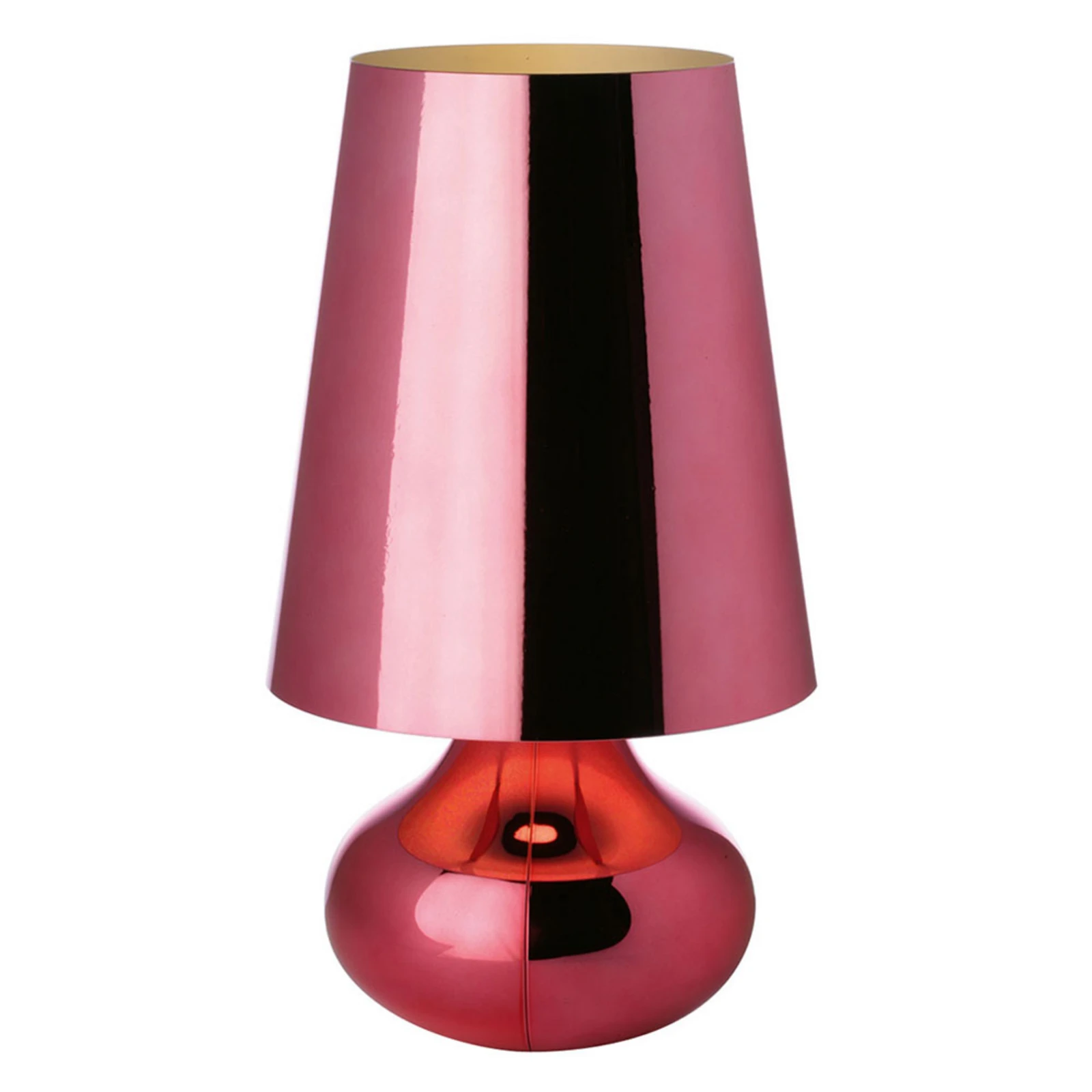 Настолна лампа „Kartell Cindy“ с LED осветление, розово металик