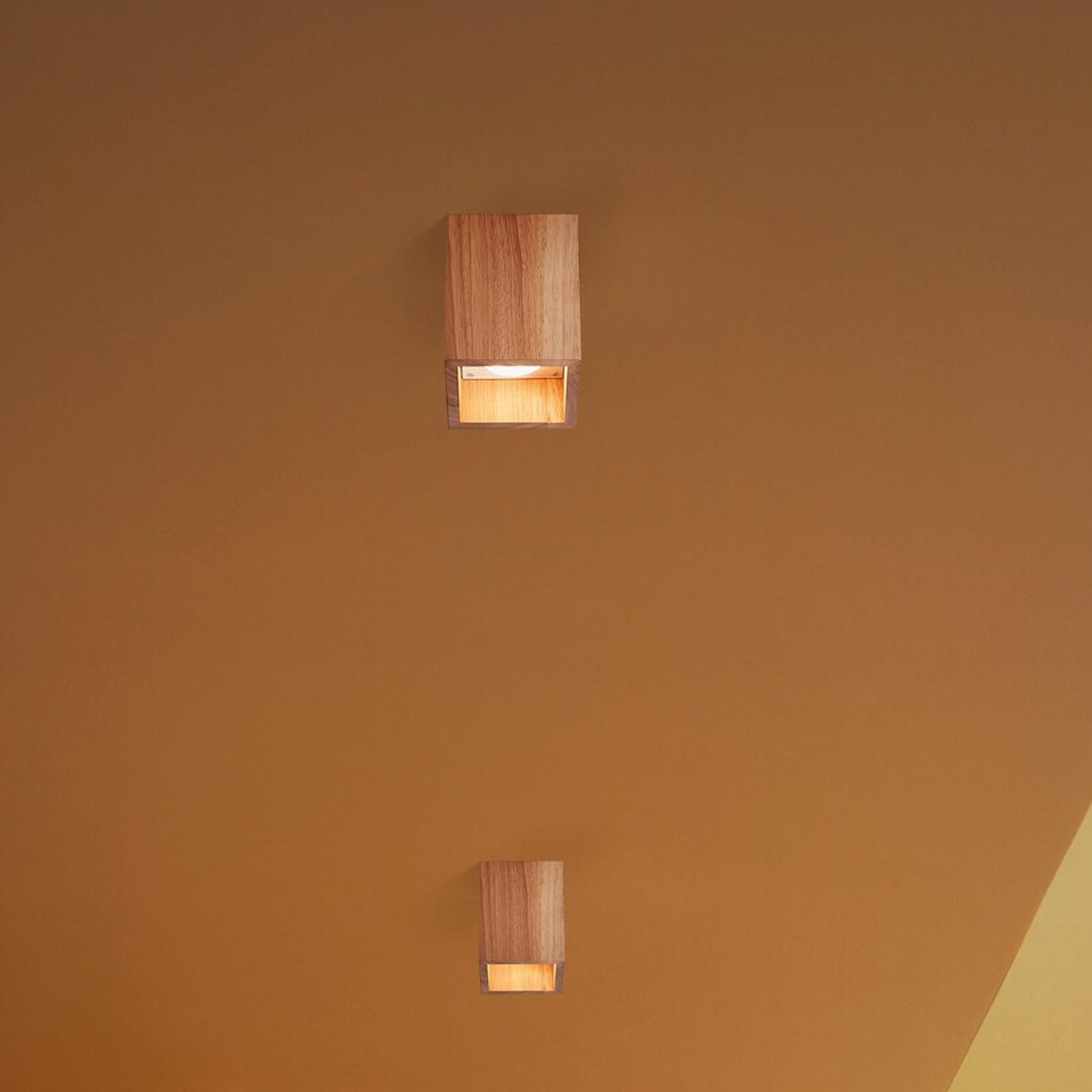 LEDVANCE SMART+ WiFi Decor Candeeiro de teto LED em madeira