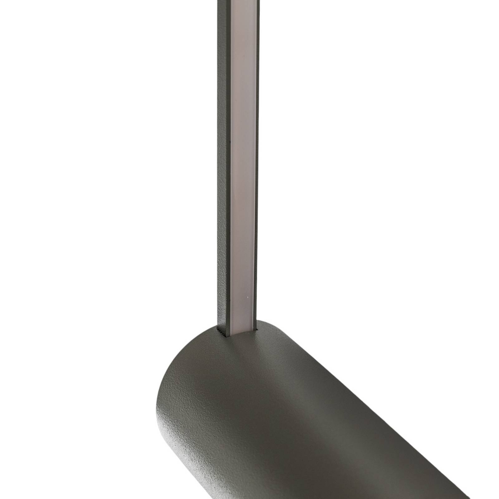 Kinkiet LED SABER, oliwkowo-zielony, wysokość 120 cm, metal 4000 K