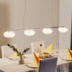 Aih - beam pendant light with four glass shades