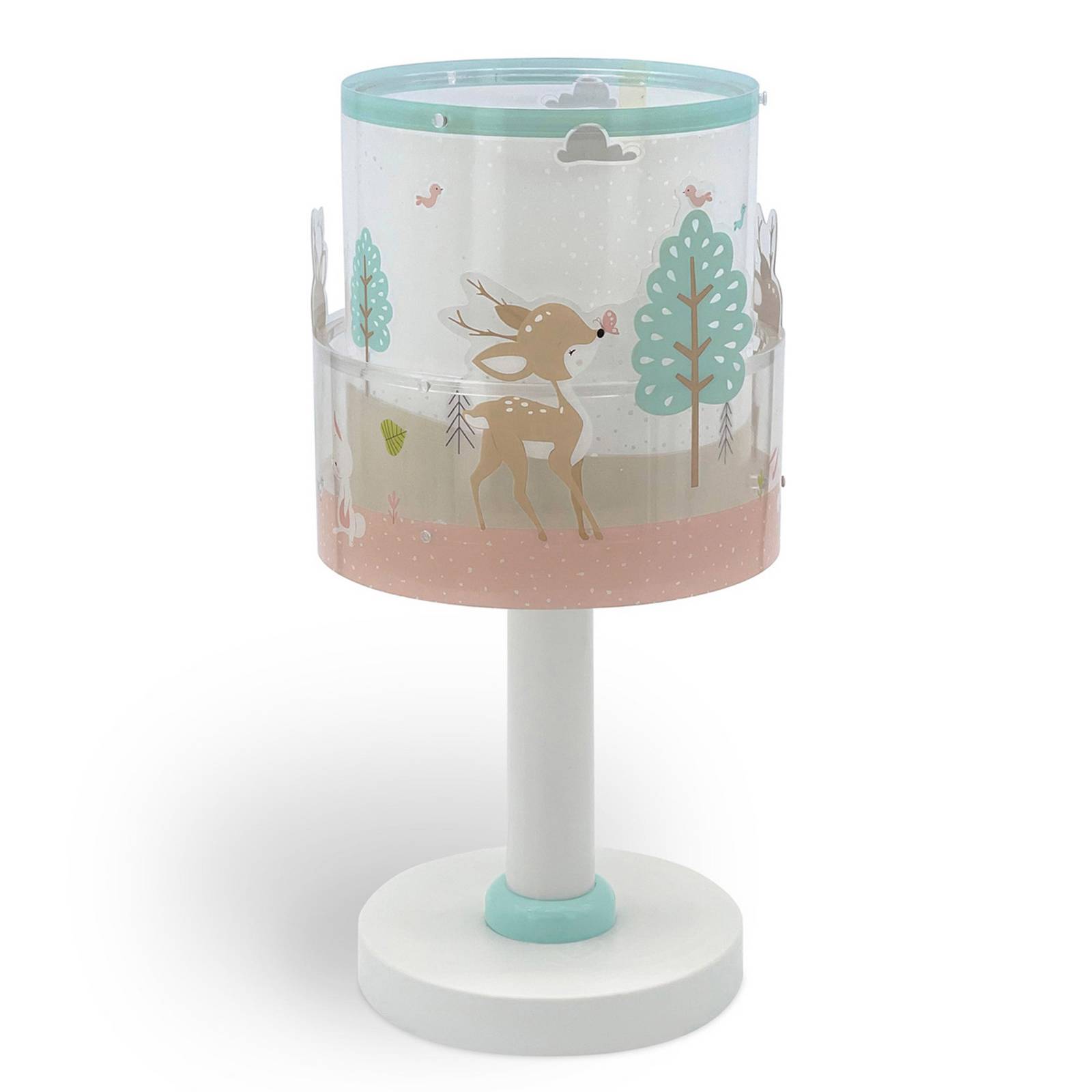 Kinder-Tischleuchte Loving Deer, G4, Ø 15 cm günstig online kaufen