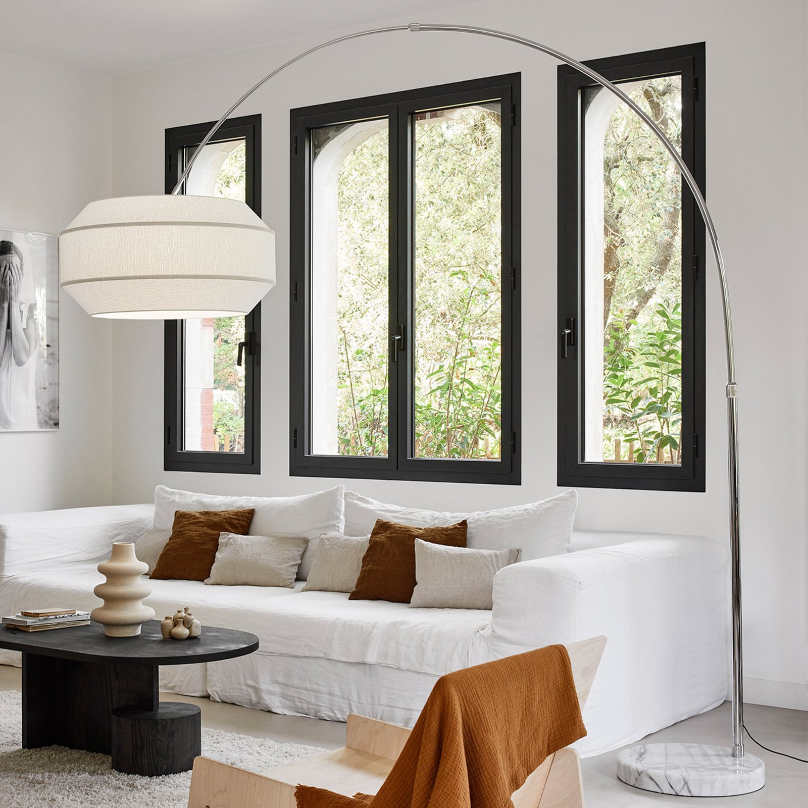 Cosiness Bogen-Stehleuchte Ø 68cm - MARKET SET