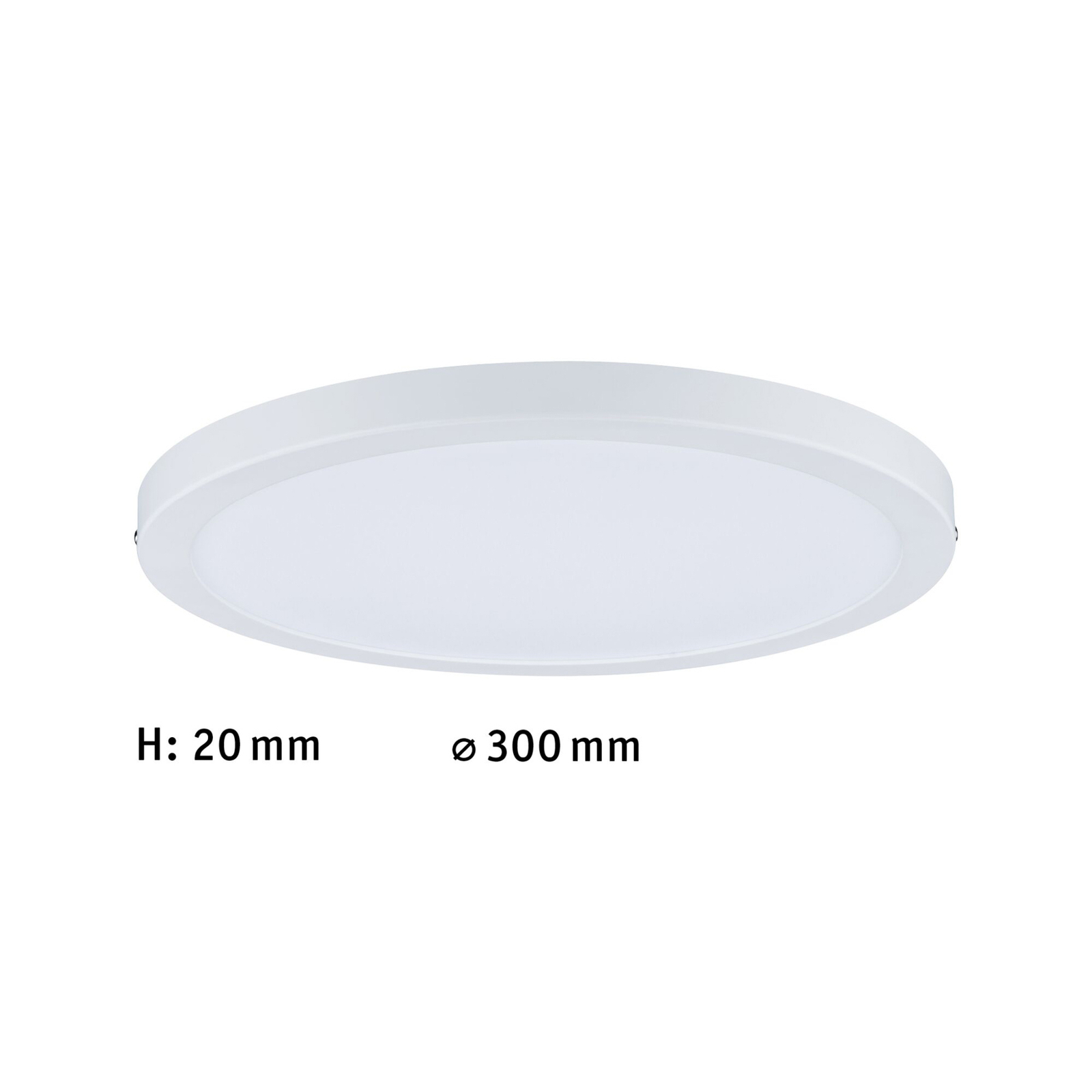 Paulmann Atria plafonnier LED Ø30 cm blanc mat