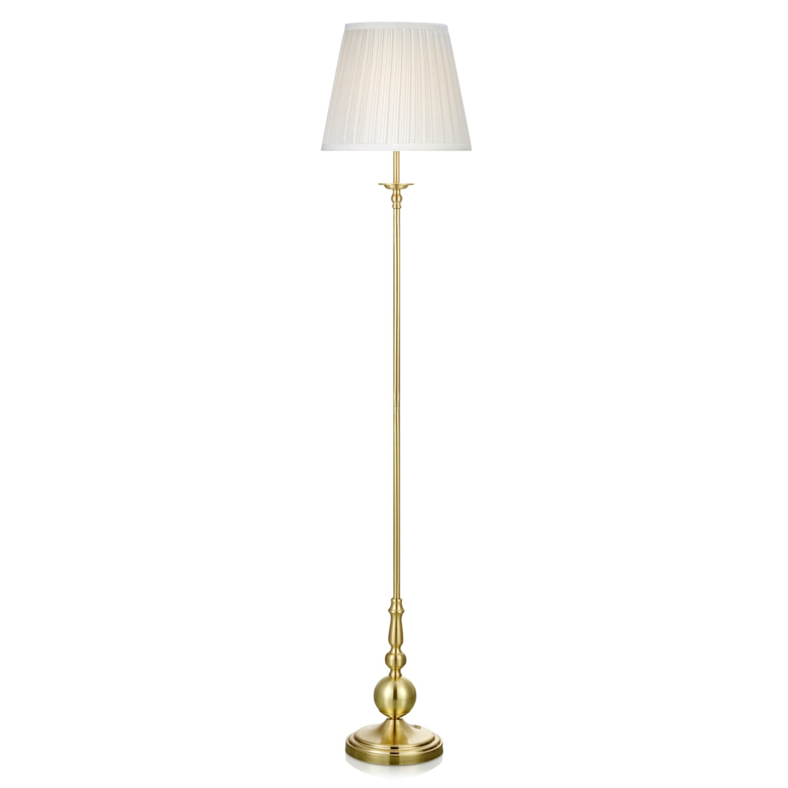 Imperia Vloerlamp Geel Koper/Wit - Markslöjd