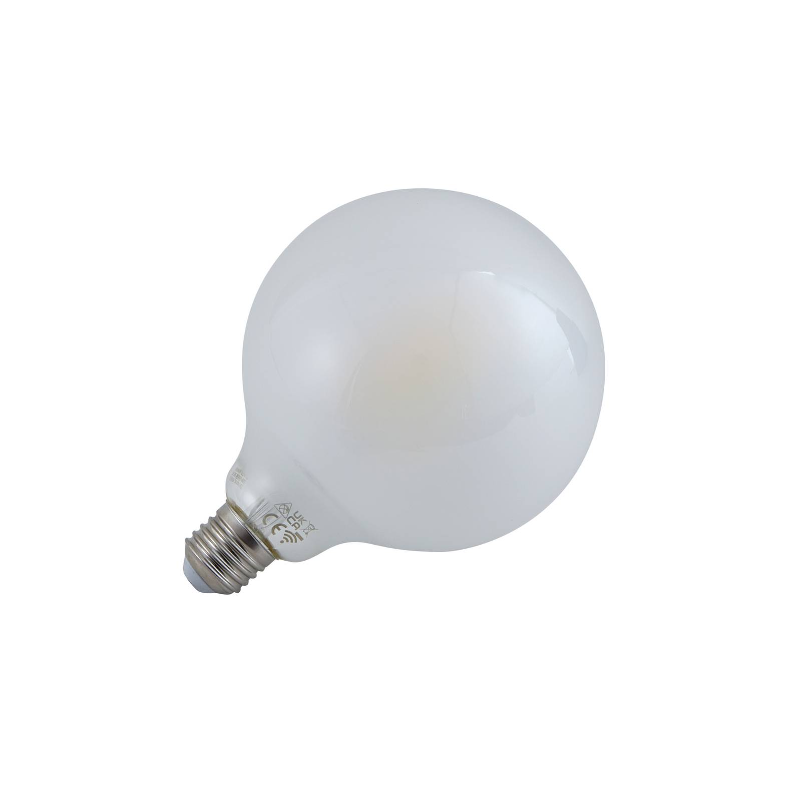 LUUMR Inteligentna żarówka LED matowa E27 G125 7W Tuya WLAN CCT