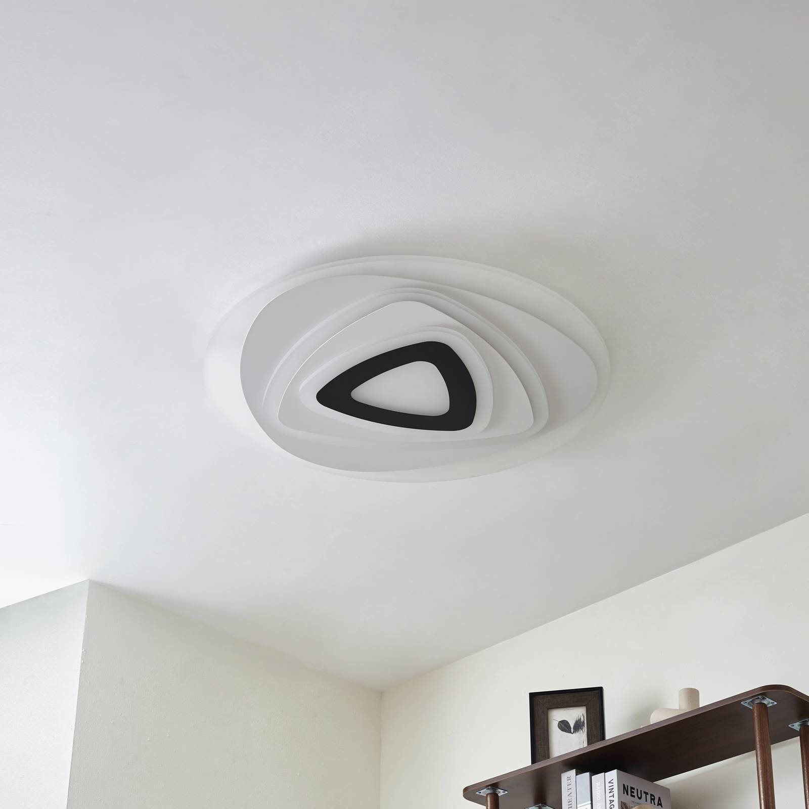 Lindby Lampa sufitowa LED Rebeka, Ø 70 cm, CCT, pilot