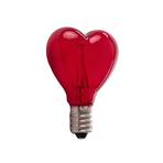 E14 1W LED-lamppu 5V Mouse Lamp-valaisin sydän/pun