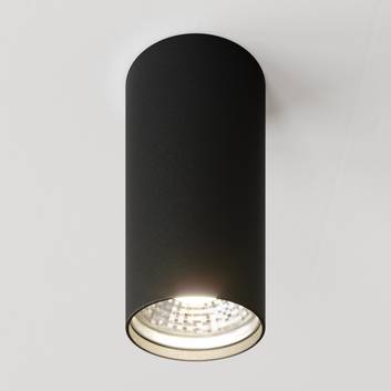 Downlight Eye S in Zylinderform, schwarz