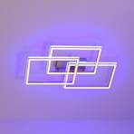 Paul Neuhaus Helix plafonnier LED 3 cadres 82 cm