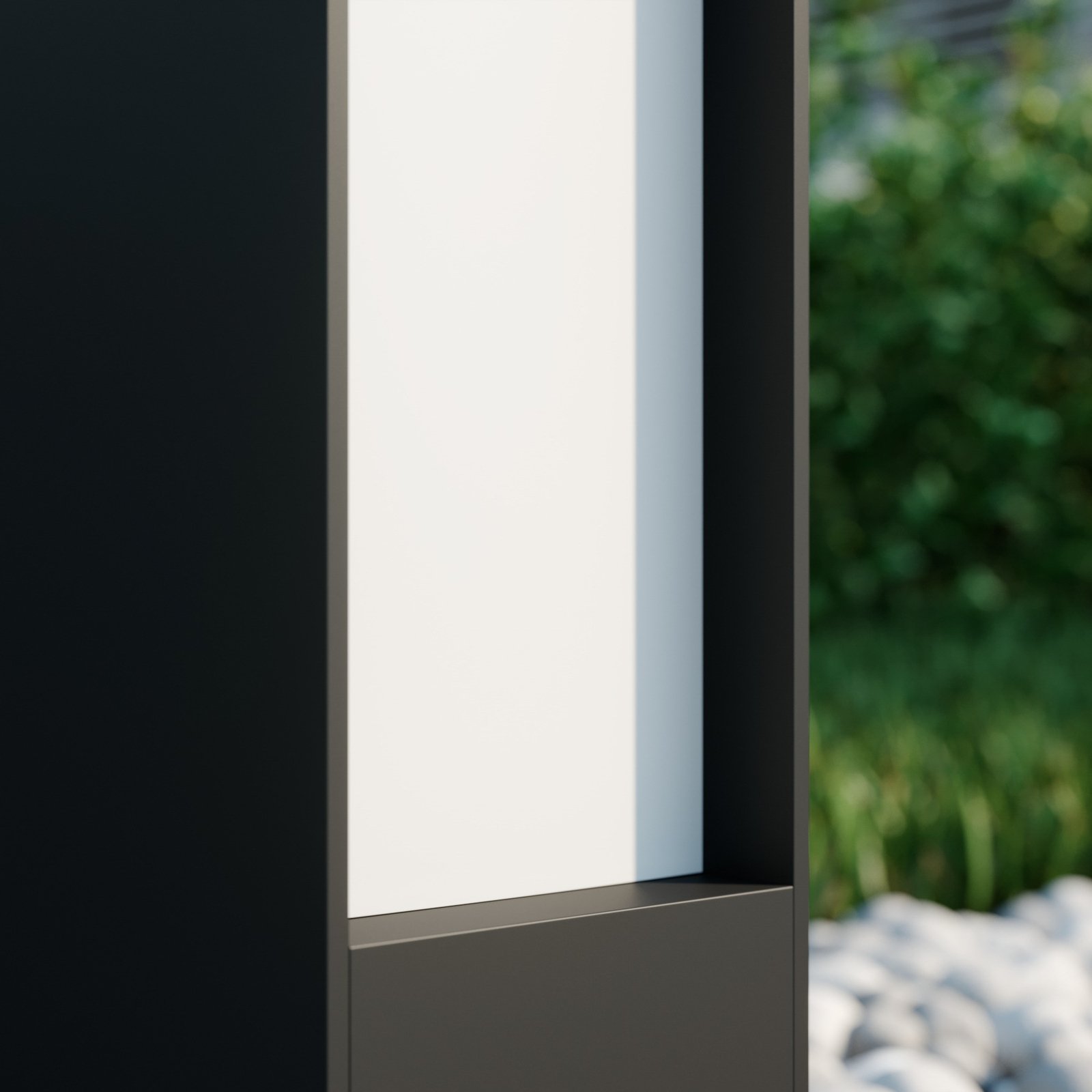 Lirka 2 Outdoor Garden Lamp Dark Grey/White - Lucande