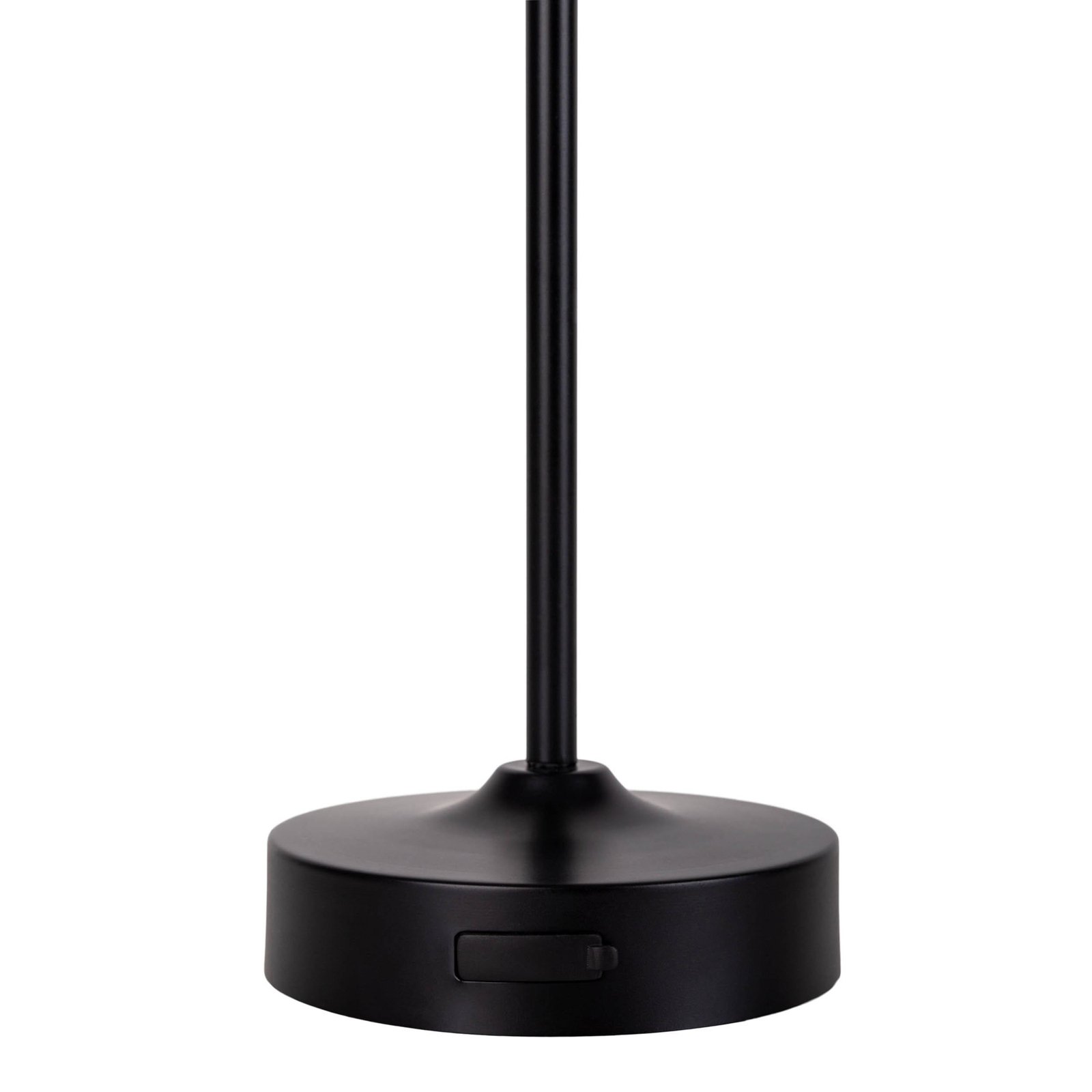 LED table lamp Pina black 27.8 cm metal/glass Touch