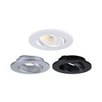Foco empotrable LED Paulmann Viona, Ø 9 cm, CCT, orientable, IP65, atenuable