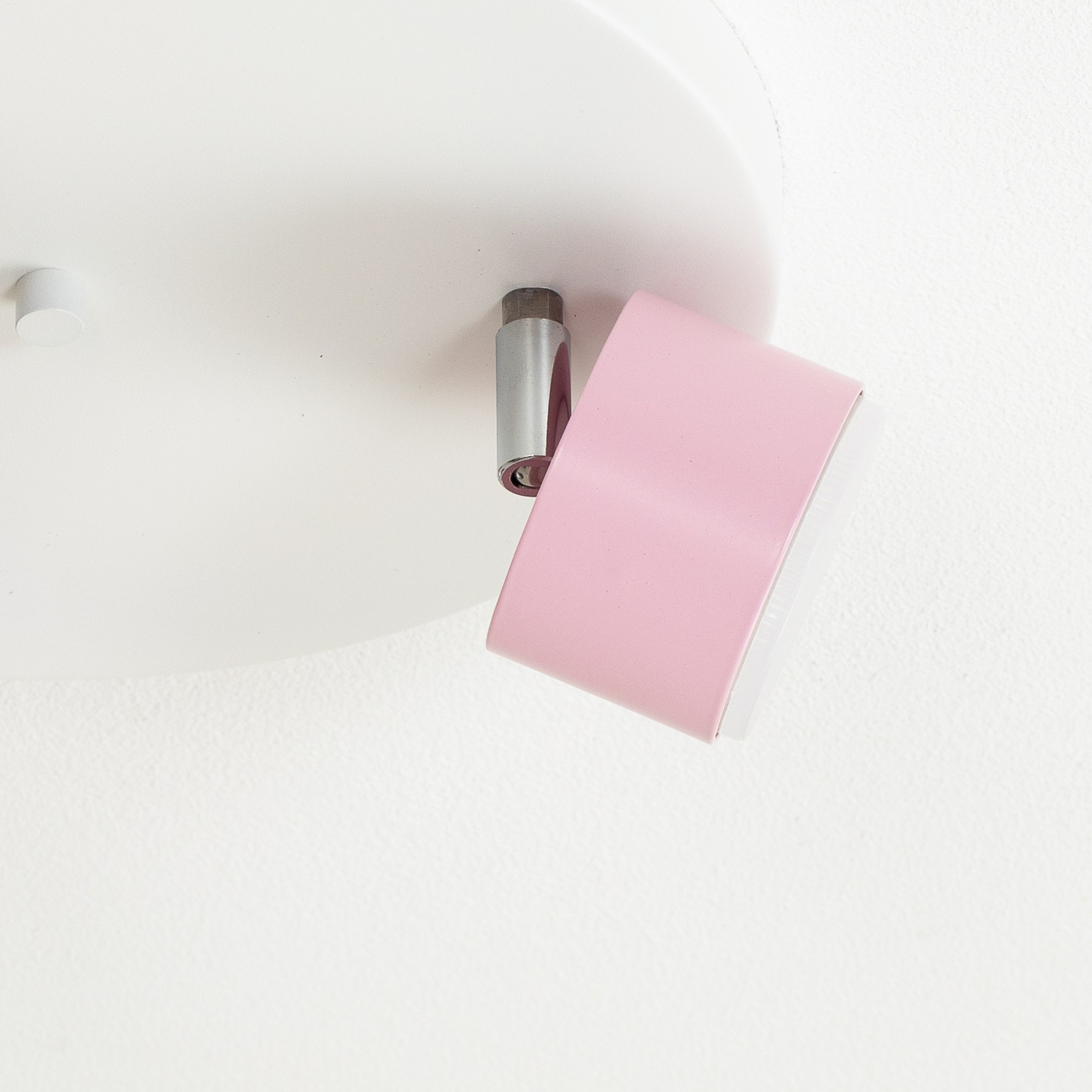 Faretto da soffitto Cloudy 3 luci rotondo rosa