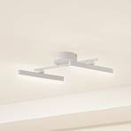 Lindby LED-Strahler Eldrin, weiß, 18W, 2-flg., Metall, 25cm