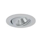 BRUMBERG LED innfelt spot Seven-R, 3000 K, matt hvit, aluminium