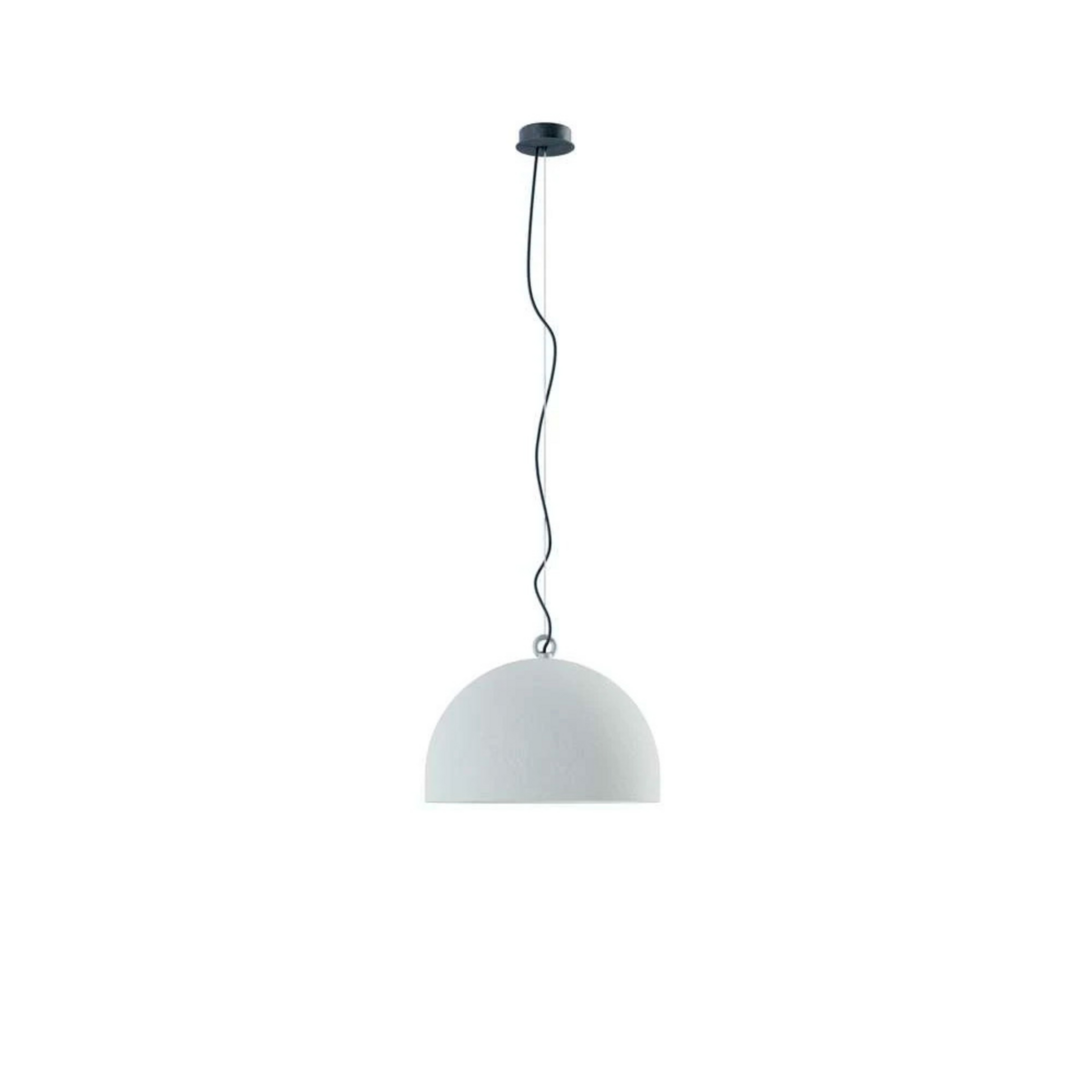 Lampă suspendată Urban Concrete Dome, Ø50cm, gri - Diesel Living