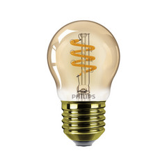 Philips E27 LED G45 3W stmievateľná 2 200K zlatá