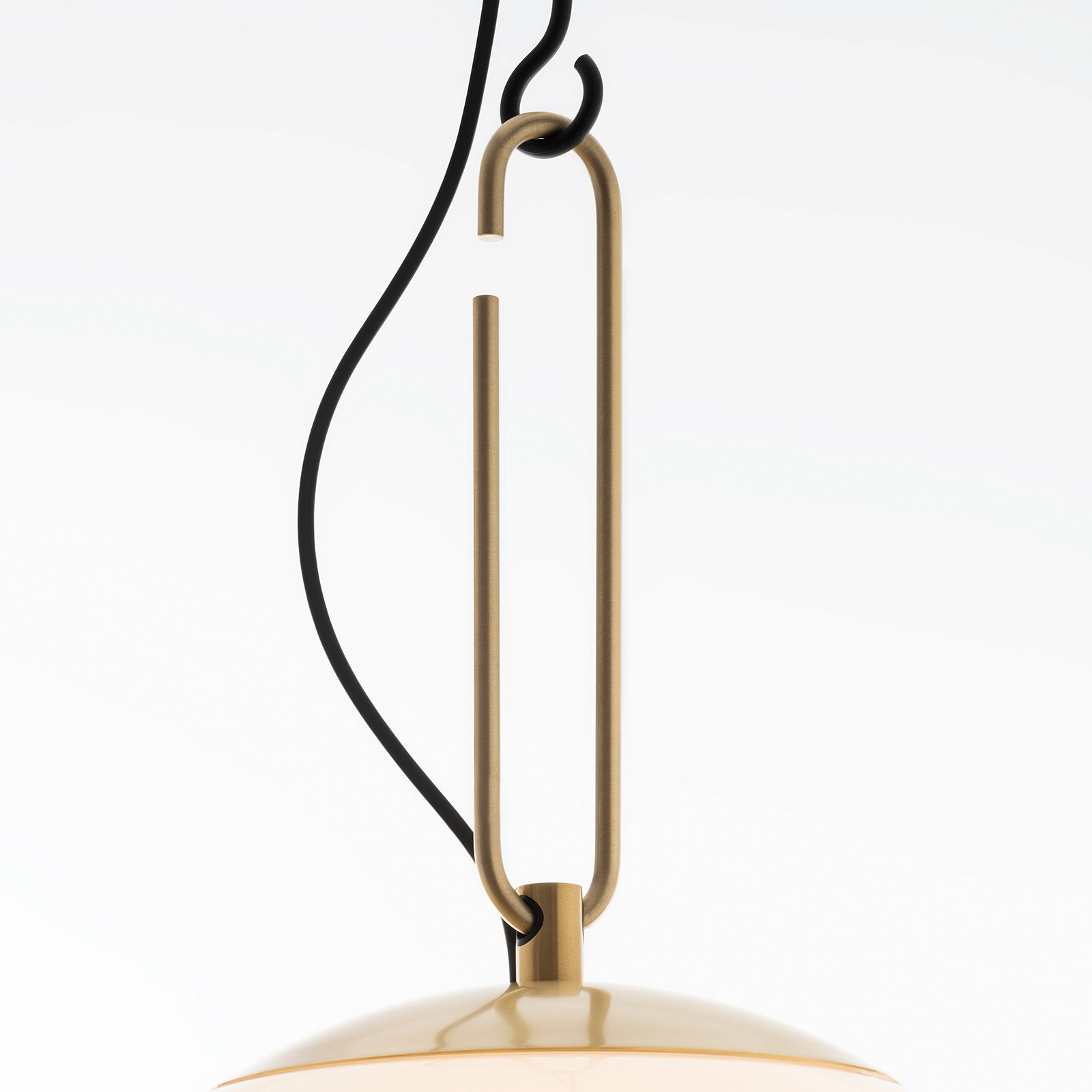 Skleněná závěsná lampa Artemide nh, Ø 35 cm