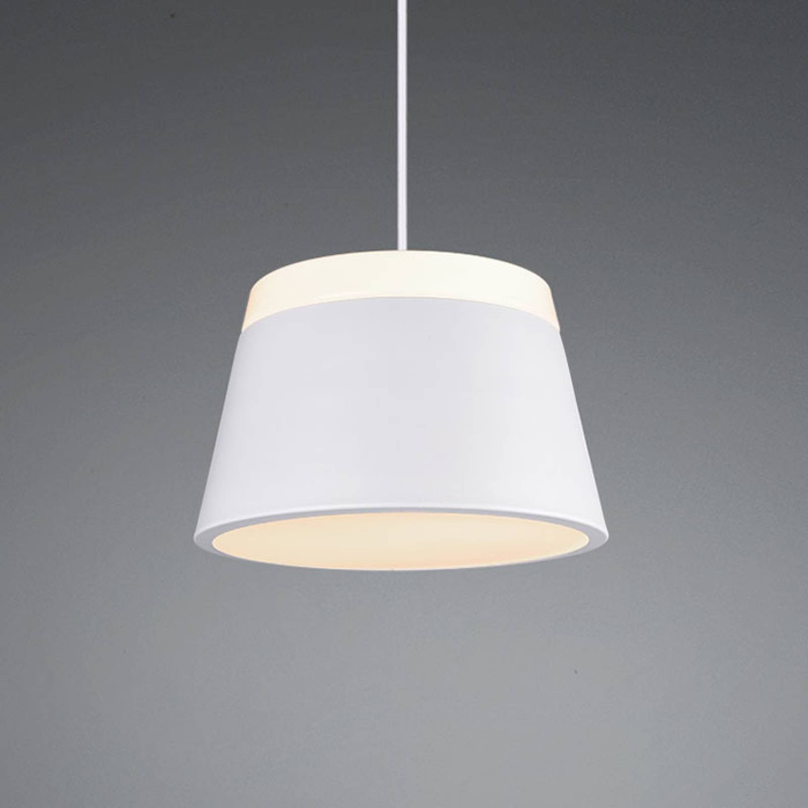 Lampa wisząca Baroness Ø 25 cm, biała