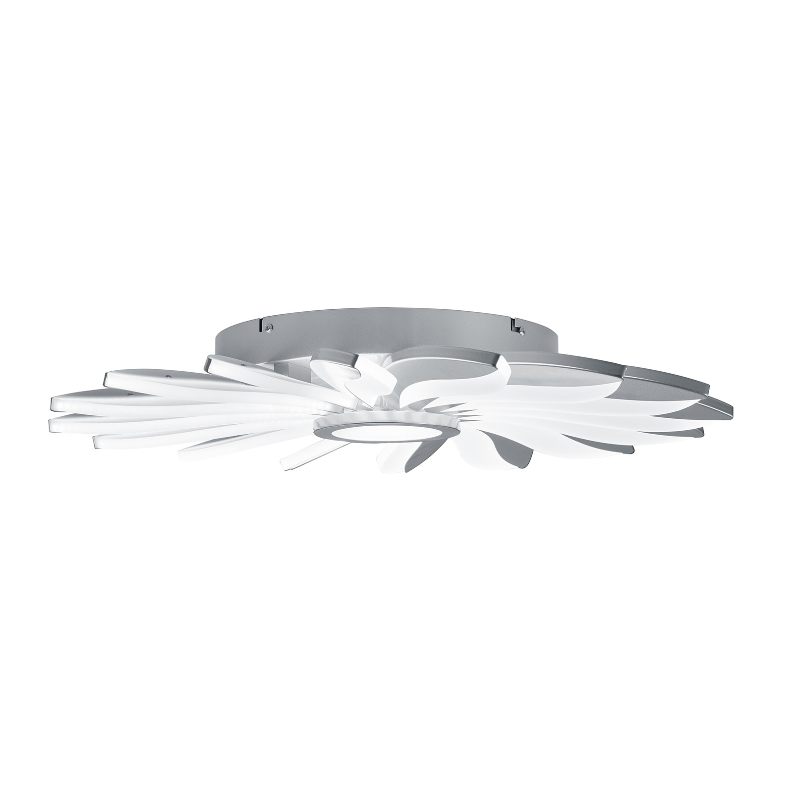 B-Leuchten Sun LED ceiling light, for Living / Dining Room, aluminium, 90 W, energy efficiency: A+