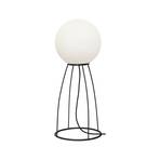 Patio lamp Mallorca 70 cm zwart/wit kunststof/metaal