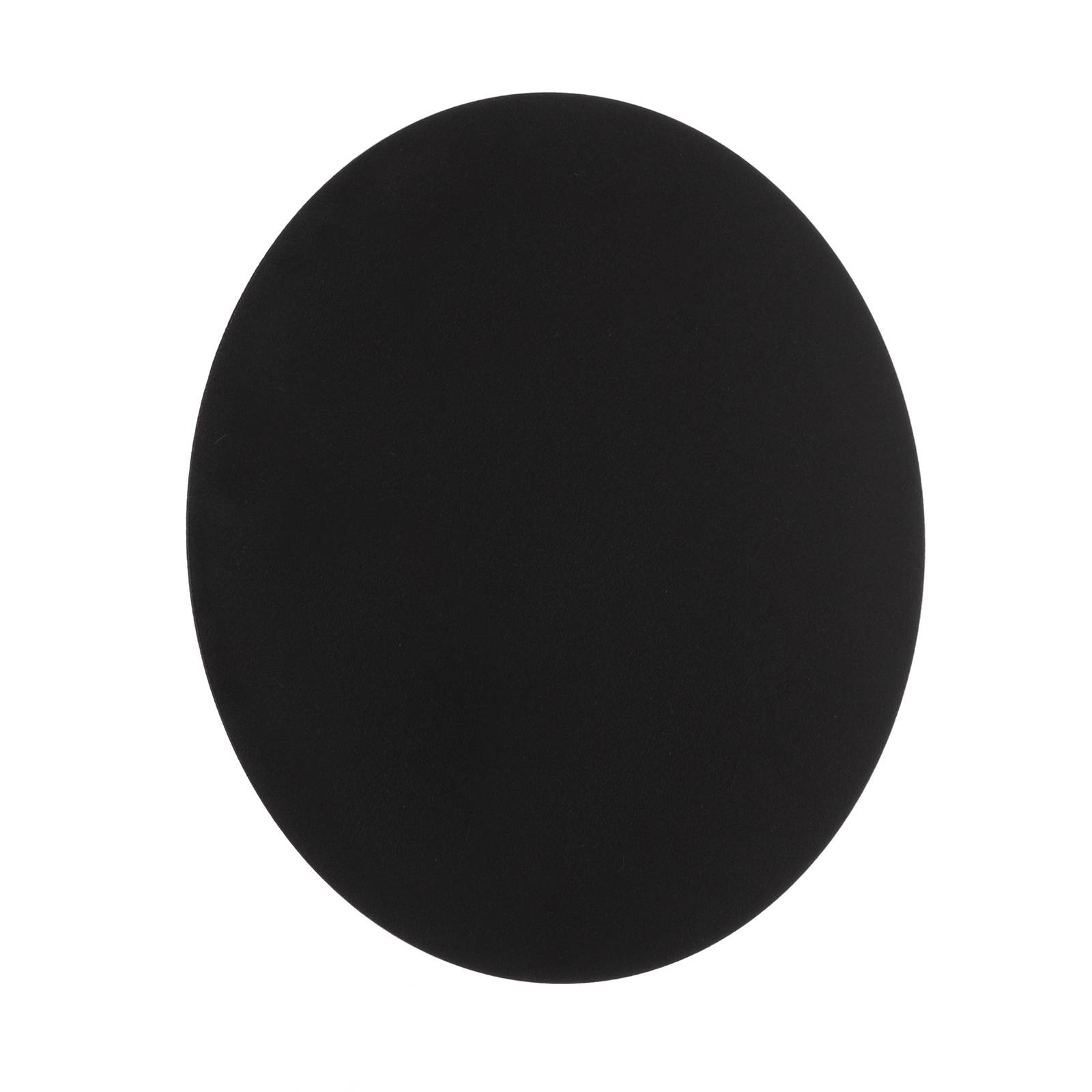 Wandleuchte Lunia New, schwarz, Ø 20 cm