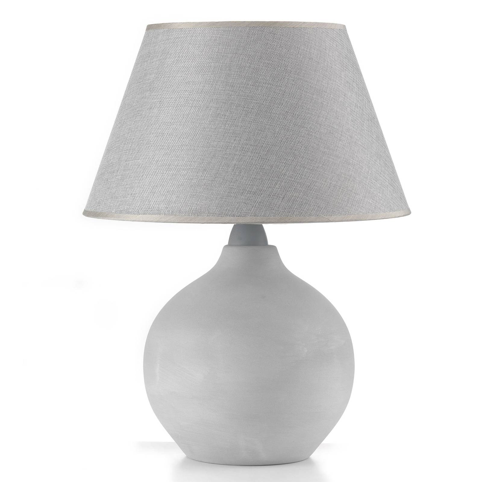 Tischleuchte Sfera, Höhe 53 cm, zement/grau