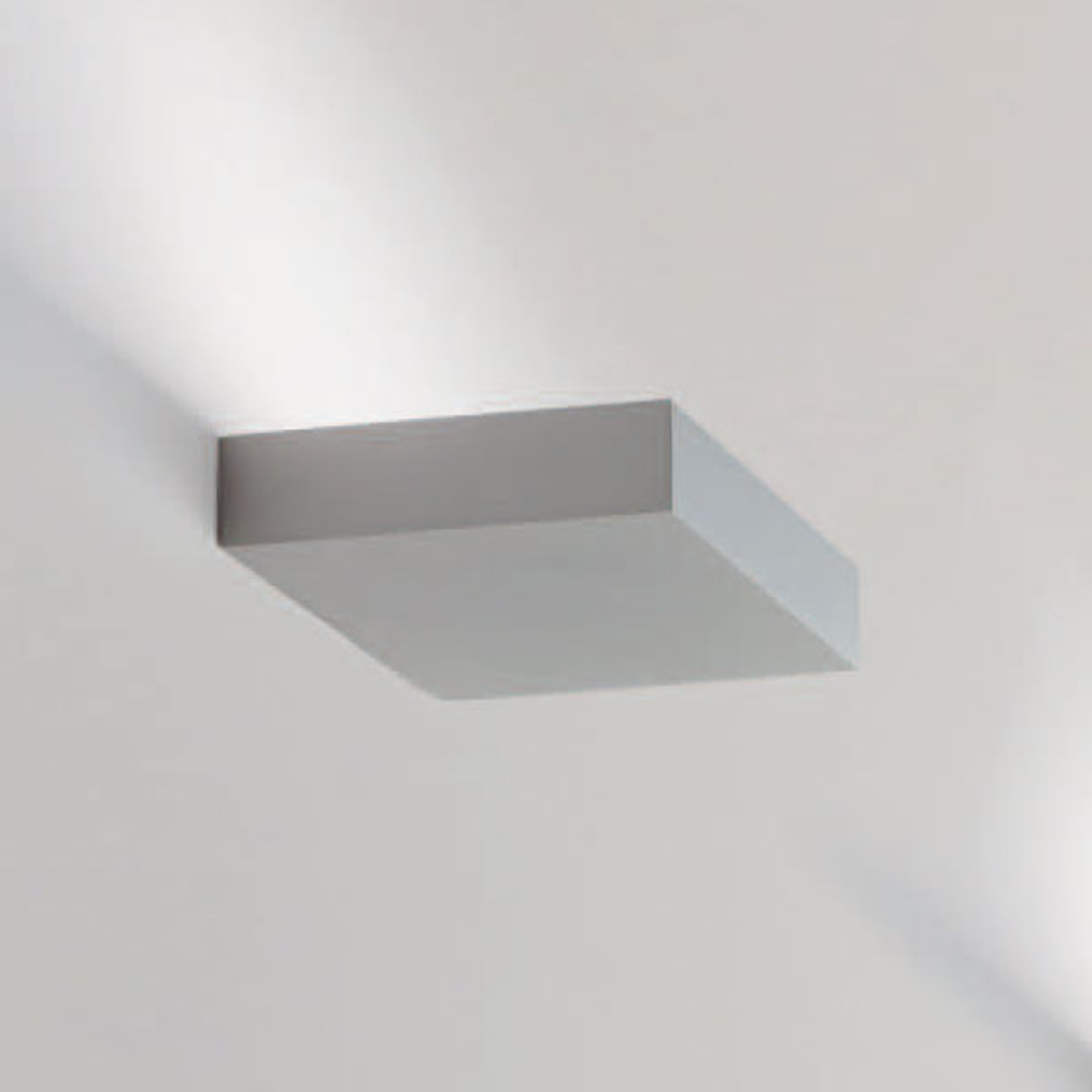 LED-vägglampa Regolo, längd 16,3 cm, aluminium