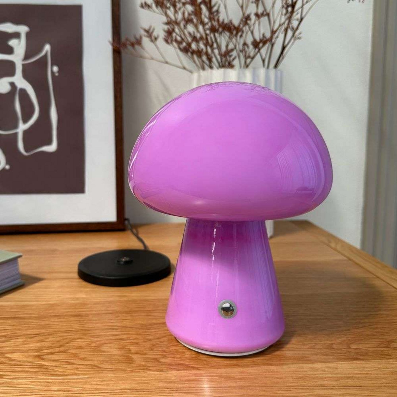 Morkel Mushroom Portable Table Lamp Pink/Purple - DybergLarsen