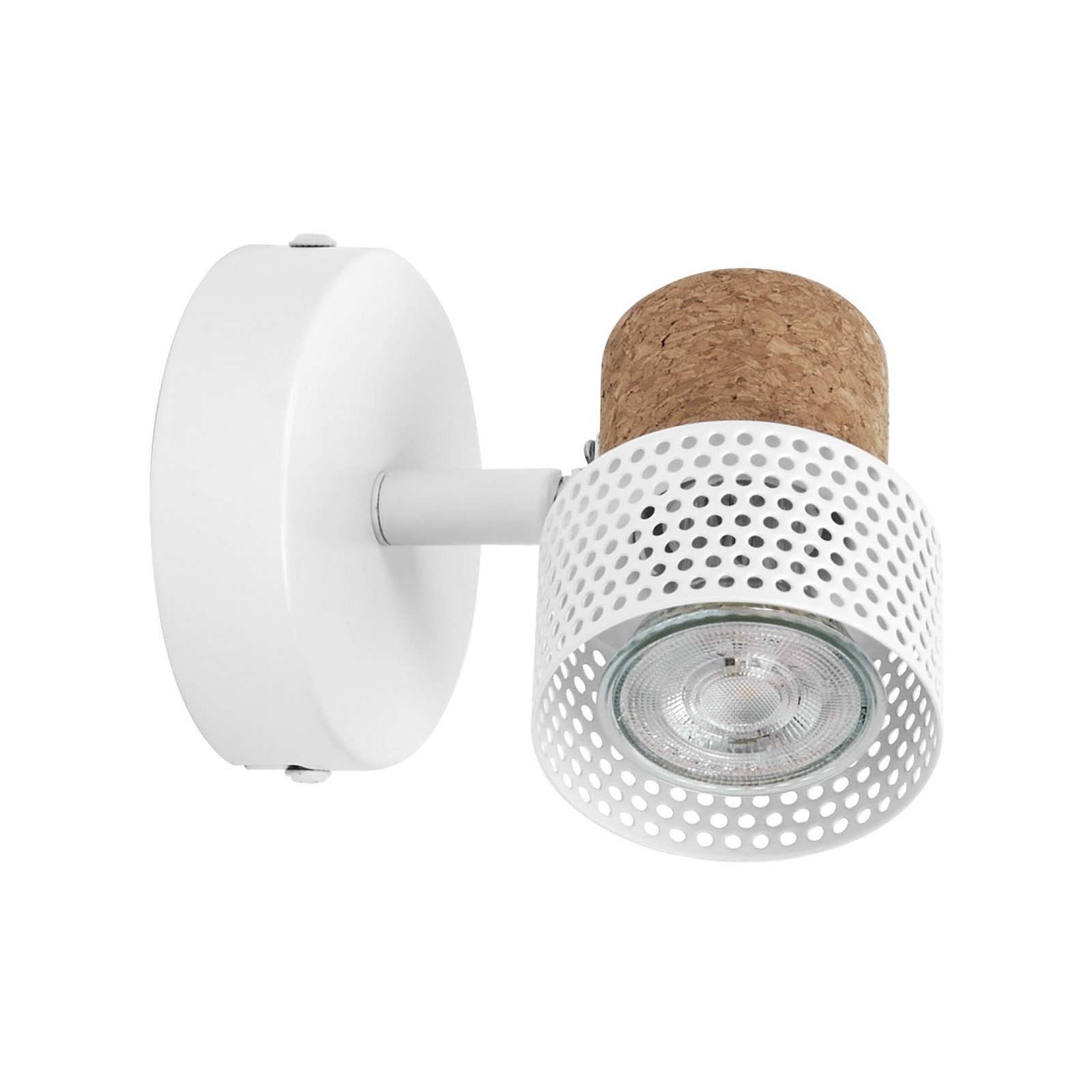 OSRAM Wandstrahler CORK, weiß, 1 Spot, GU10-LED, 927, dim