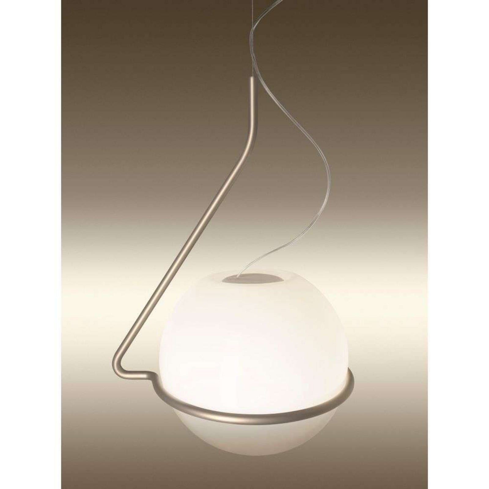 Tonda Pendel Titanium/White Foscarini - Spisestue - Metal