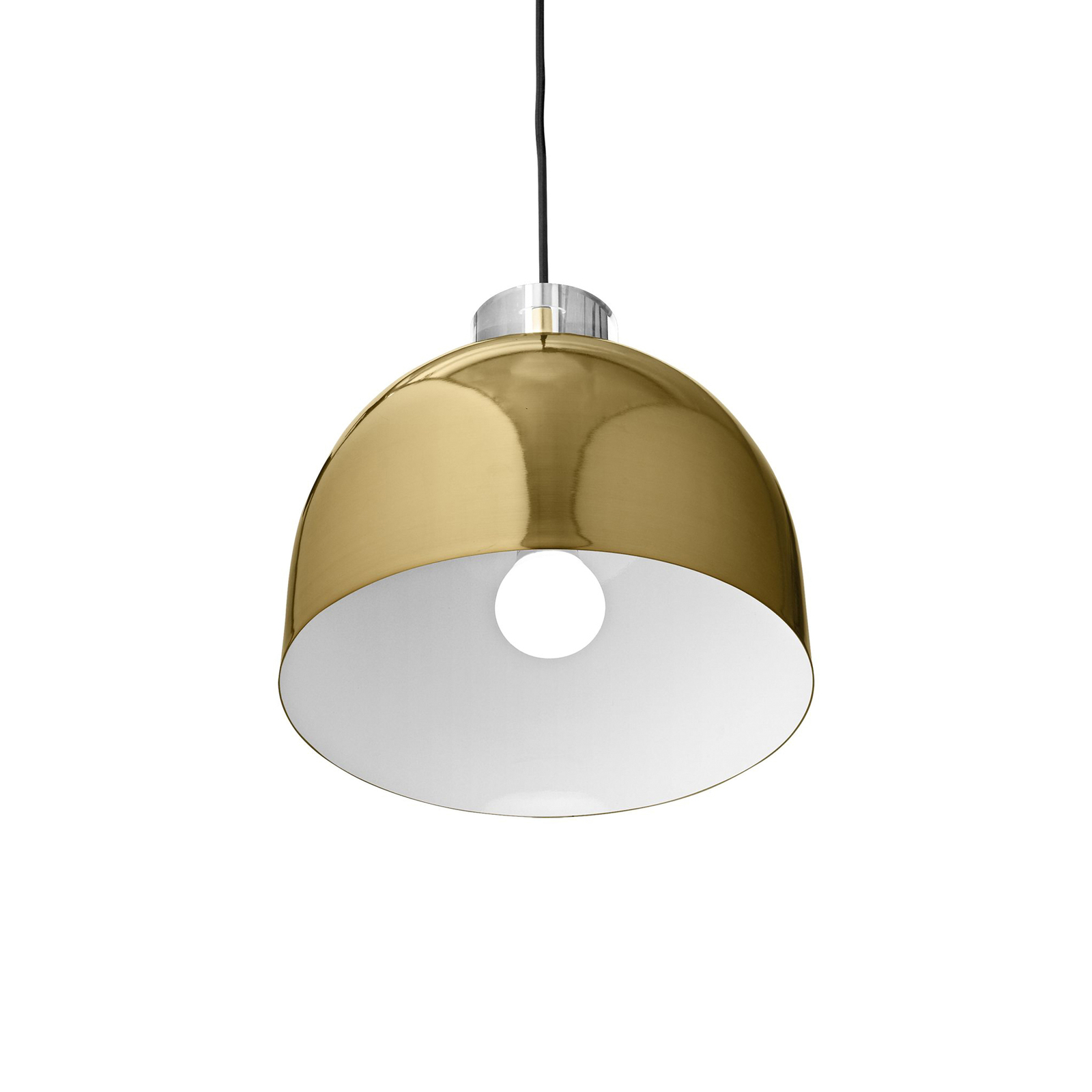 AYTM Luceo pendant light, round, gold, Ø 28 cm