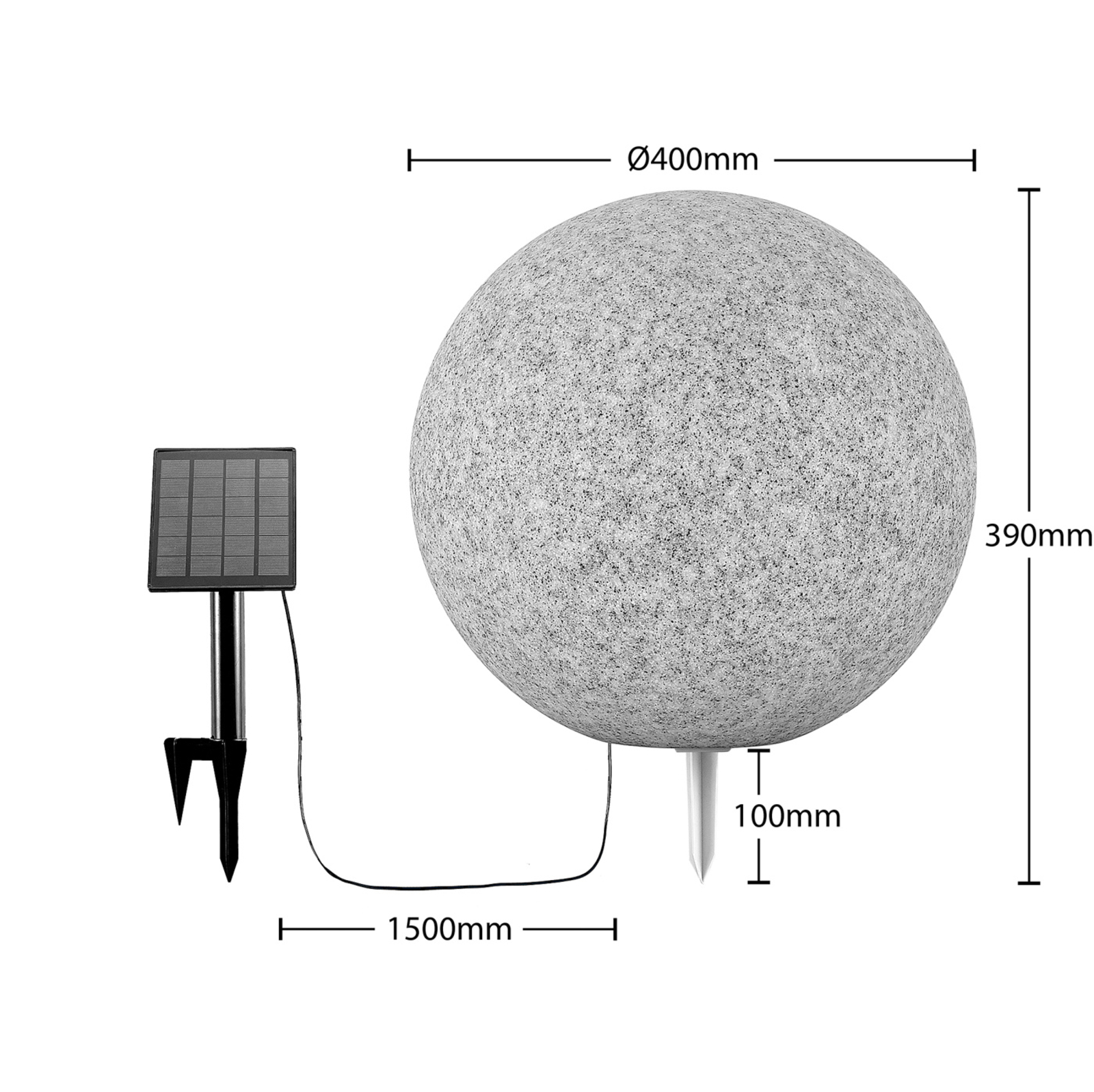 Lindby Hamela LED sfeerlamp, RGB regelbaar